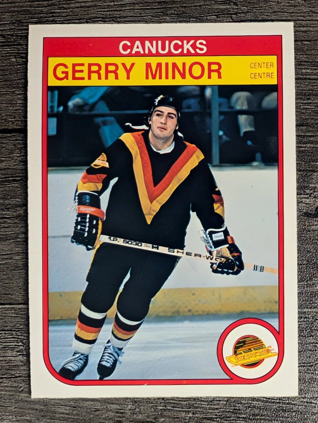 1982-83 O-Pee-Chee #352 Gerry Minor