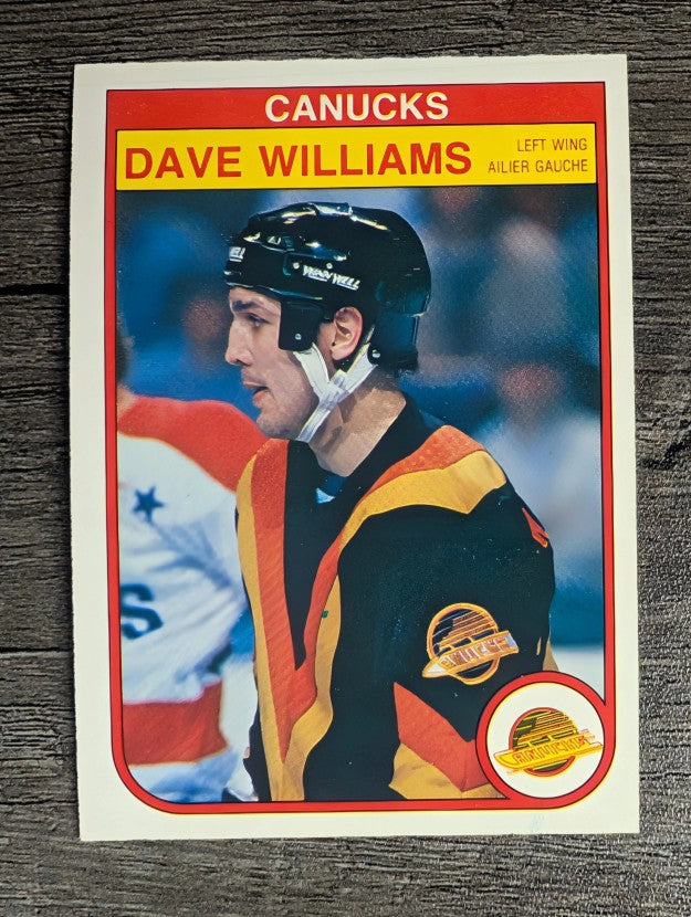 1982-83 O-Pee-Chee #358 Tiger Williams