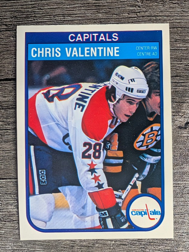 1982-83 O-Pee-Chee #373 Chris Valentine RC
