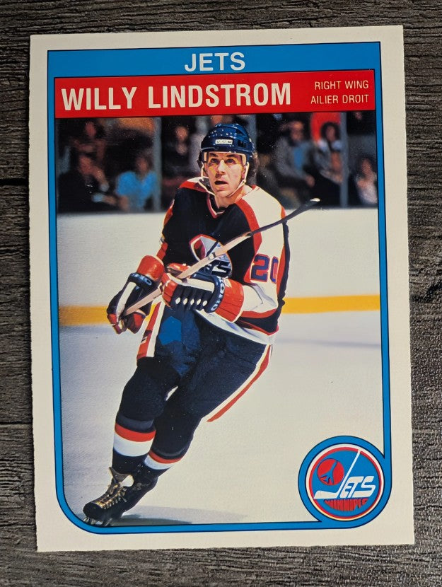 1982-83 O-Pee-Chee #384 Willy Lindstrom