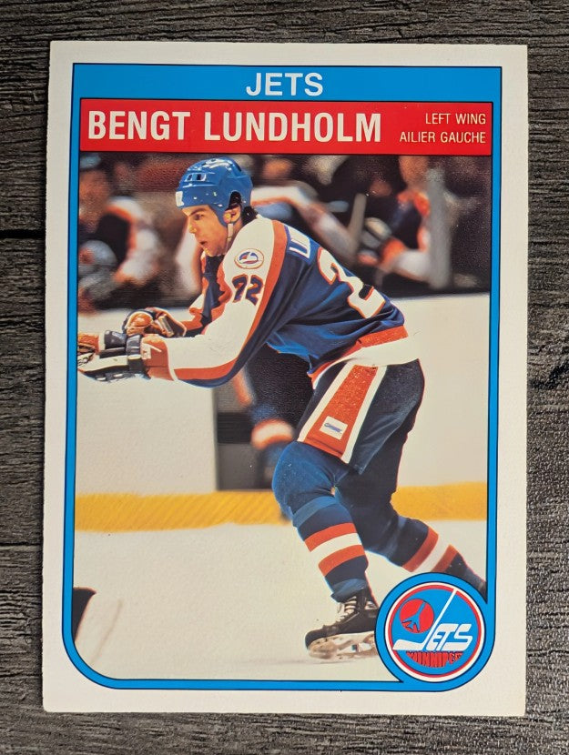 1982-83 O-Pee-Chee #385 Bengt Lundholm RC