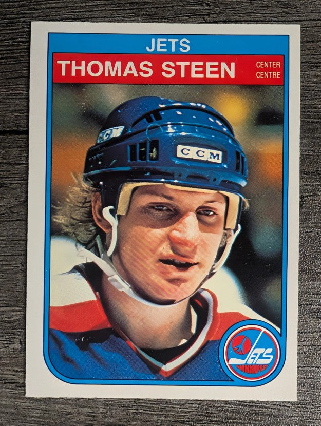 1982-83 O-Pee-Chee #391 Thomas Steen RC