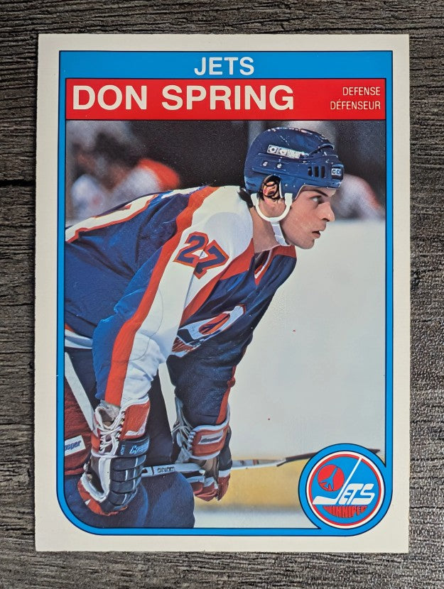 1982-83 O-Pee-Chee #392 Don Spring
