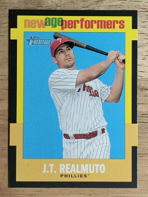 2020 Topps Heritage New Age Performers #NAP17 J.T. Realmuto