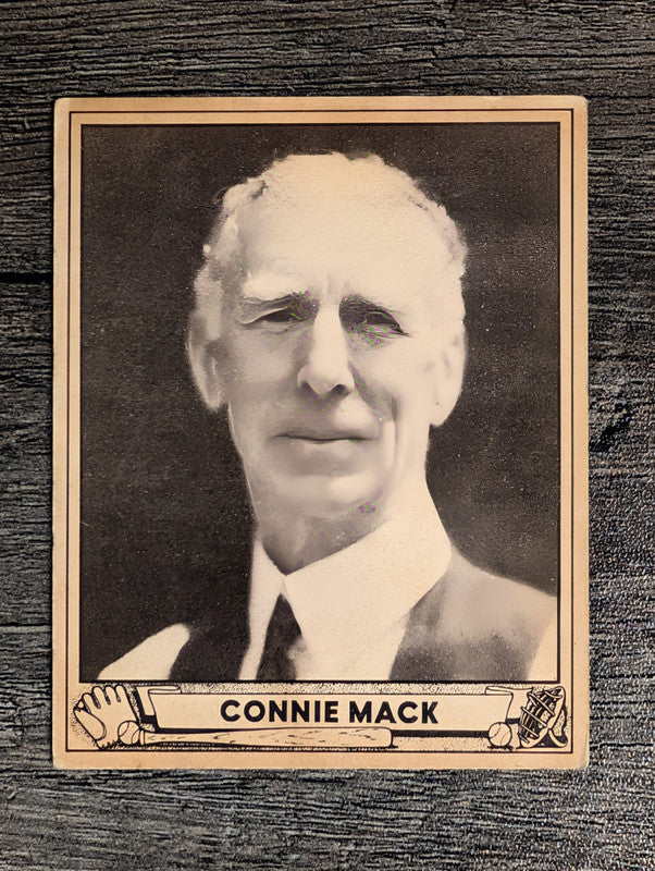 1940 Play Ball #132 Connie Mack MG RC (VG)