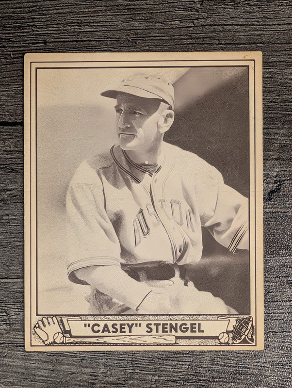 1940 Play Ball #141 Casey Stengel MG RC (EX)