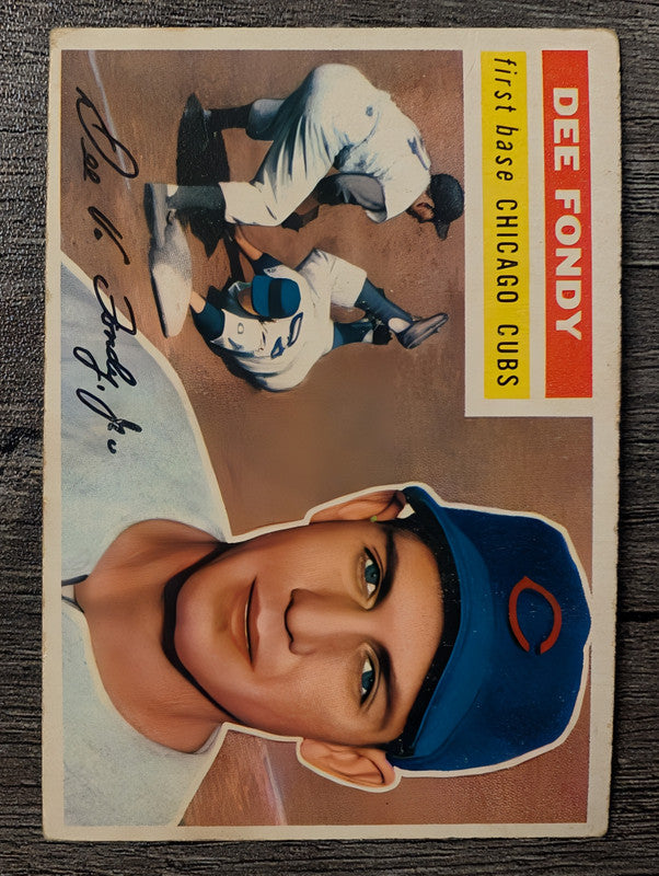 1956 Topps #112 Dee Fondy Low Grade