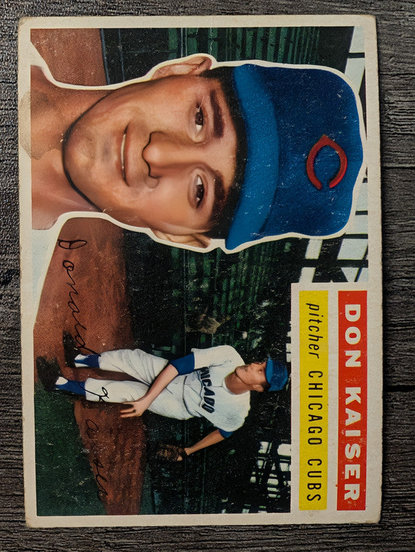 1956 Topps #124 Don Kaiser Low Grade