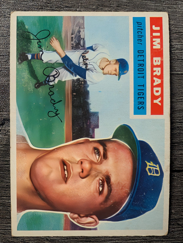 1956 Topps #126 Jim Brady RC Low Grade