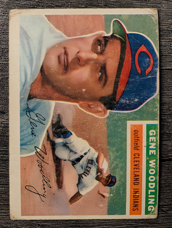 1956 Topps #163 Gene Woodling Low Grade