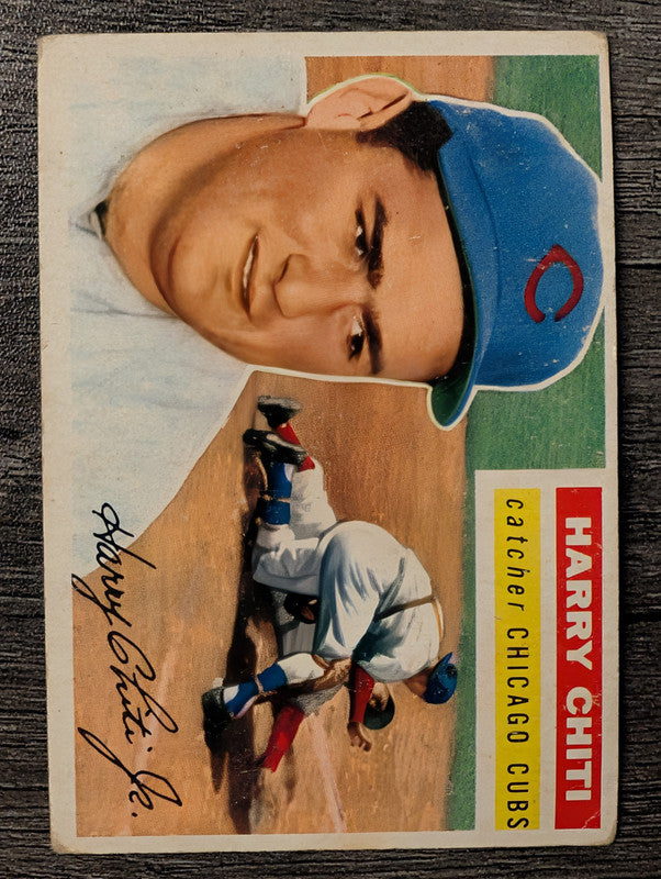 1956 Topps #179 Harry Chiti Low Grade