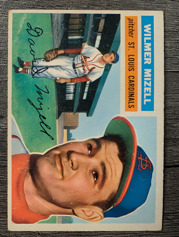 1956 Topps #193 Wilmer Mizell Low Grade