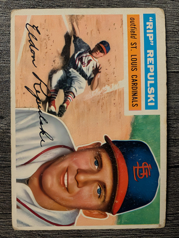 1956 Topps #201 Rip Repulski Low Grade