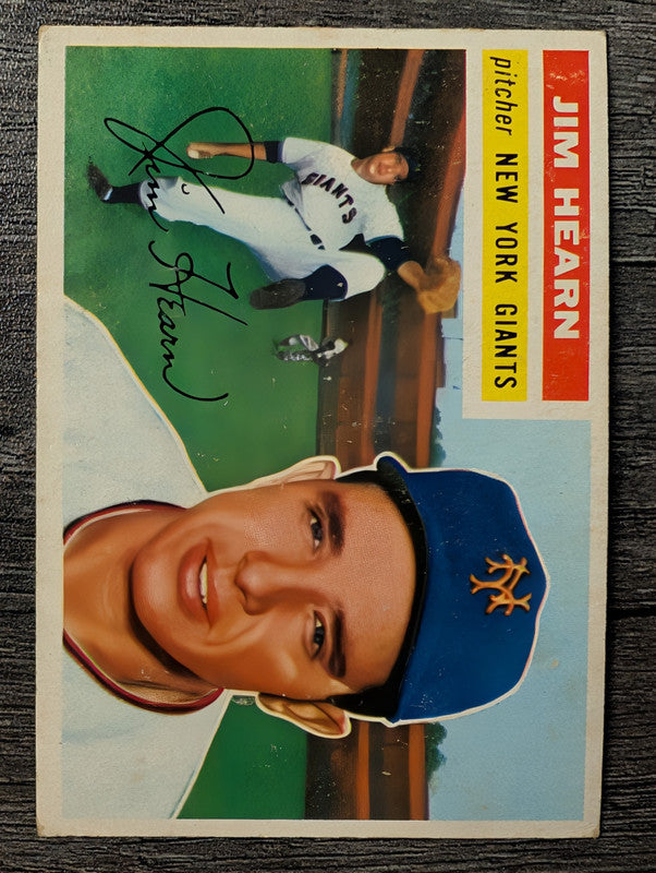 1956 Topps #202 Jim Hearn Mid Grade