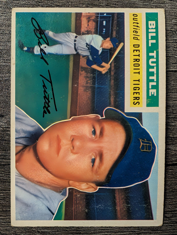 1956 Topps #203 Bill Tuttle Low Grade