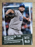 2020 Topps Warriors of the Diamond #WOD29 Clayton Kershaw