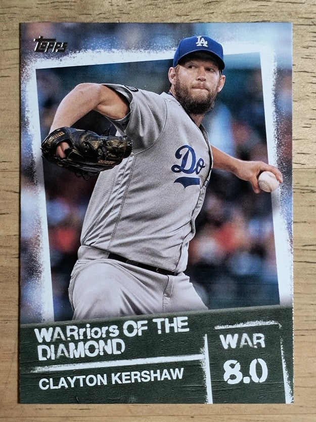 2020 Topps Warriors of the Diamond #WOD29 Clayton Kershaw