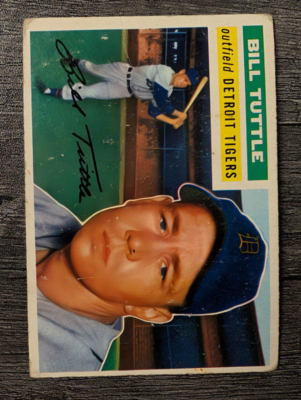 1956 Topps #203 Bill Tuttle Low Grade