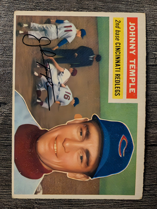1956 Topps #212 Johnny Temple Low Grade