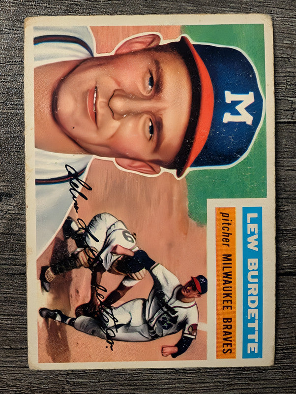 1956 Topps #219 Lew Burdette Low Grade