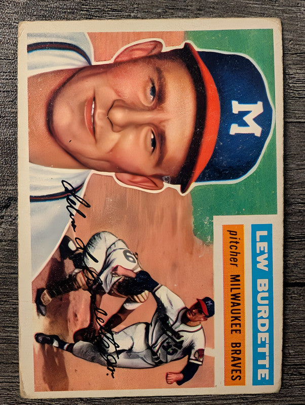 1956 Topps #219 Lew Burdette Low Grade