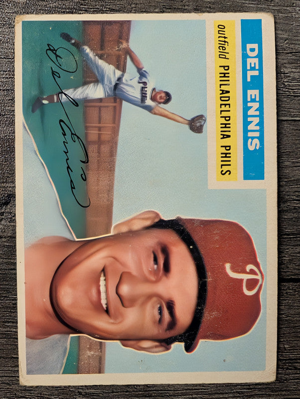 1956 Topps #220 Del Ennis Low Grade