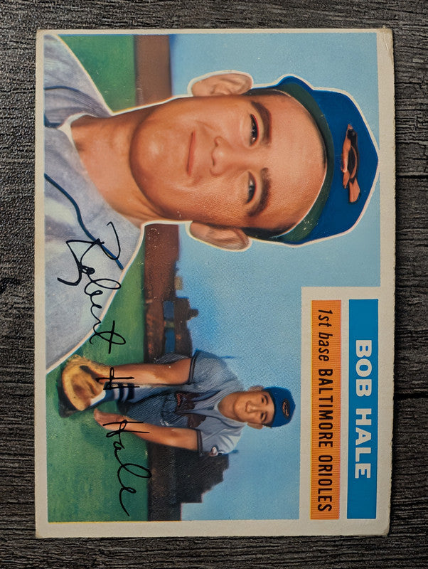 1956 Topps #231 Bob Hale RC Low Grade