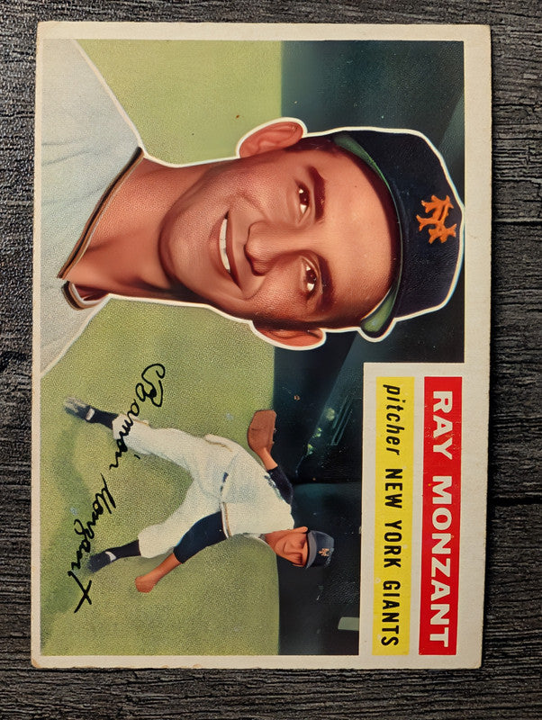 1956 Topps #264 Ray Monzant RC Low Grade