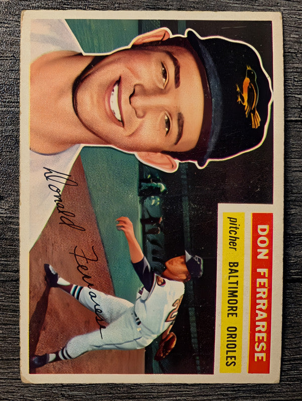 1956 Topps #266 Don Ferrarese Low Grade