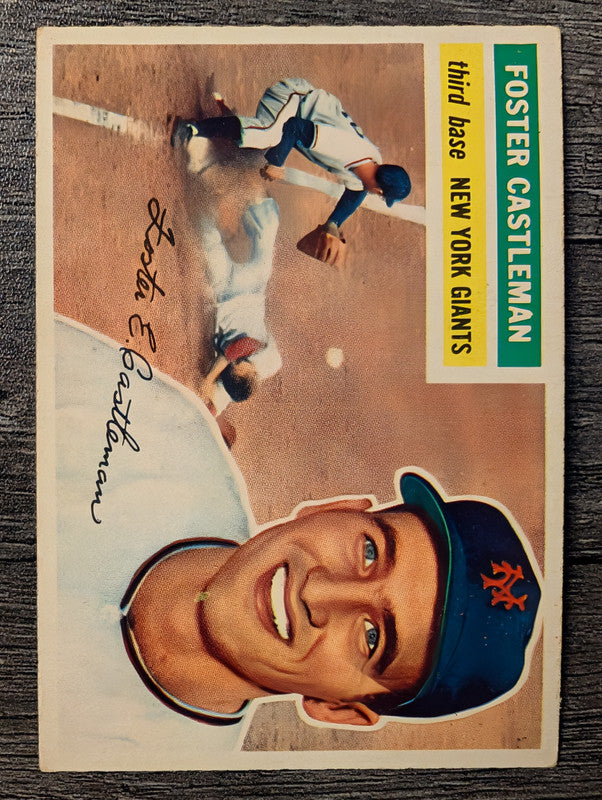 1956 Topps #271 Foster Castleman RC Low Grade