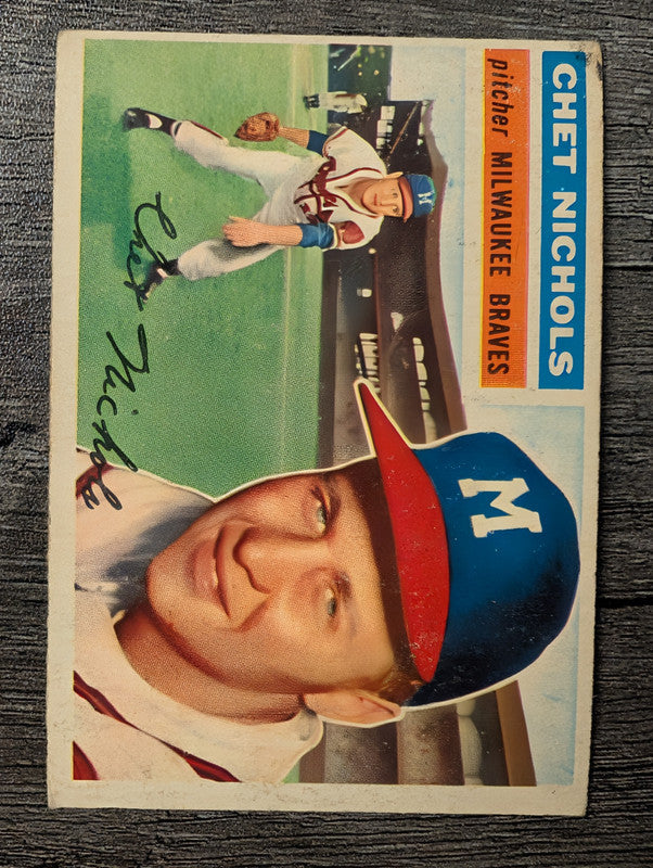 1956 Topps #278 Chet Nichols Low Grade