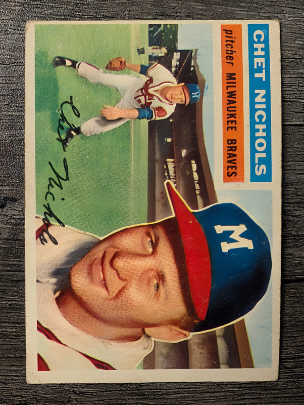 1956 Topps #278 Chet Nichols Low Grade