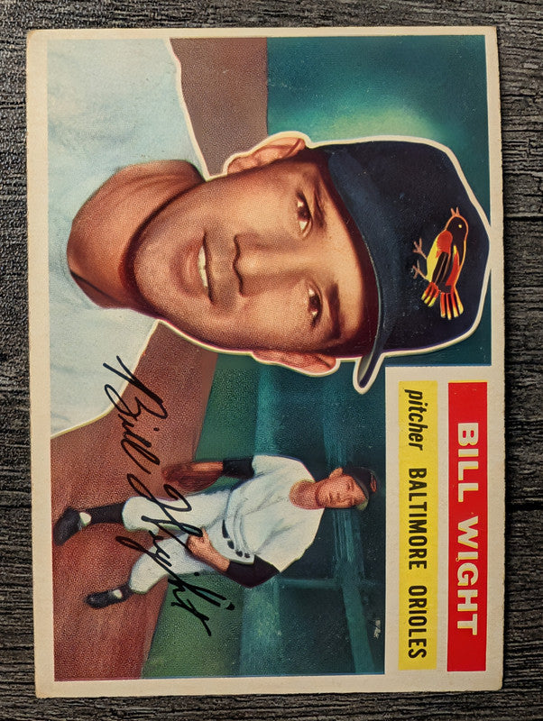 1956 Topps #286 Bill Wight Low Grade
