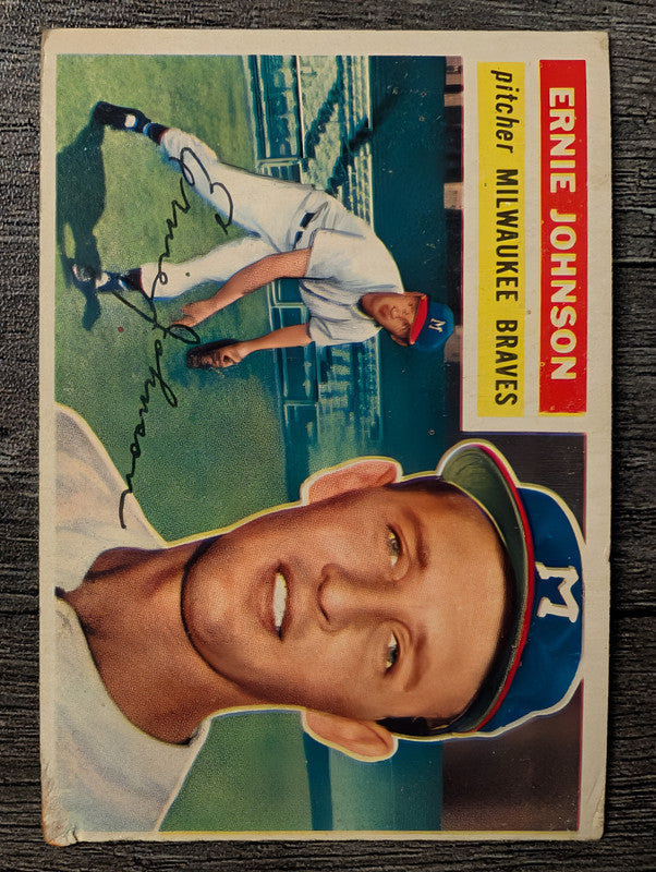 1956 Topps #294 Ernie Johnson Low Grade