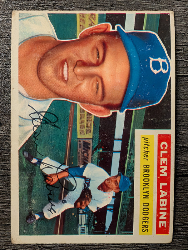 1956 Topps #295 Clem Labine Low Grade