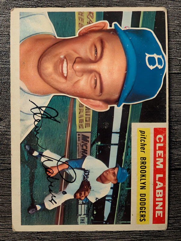 1956 Topps #295 Clem Labine Low Grade