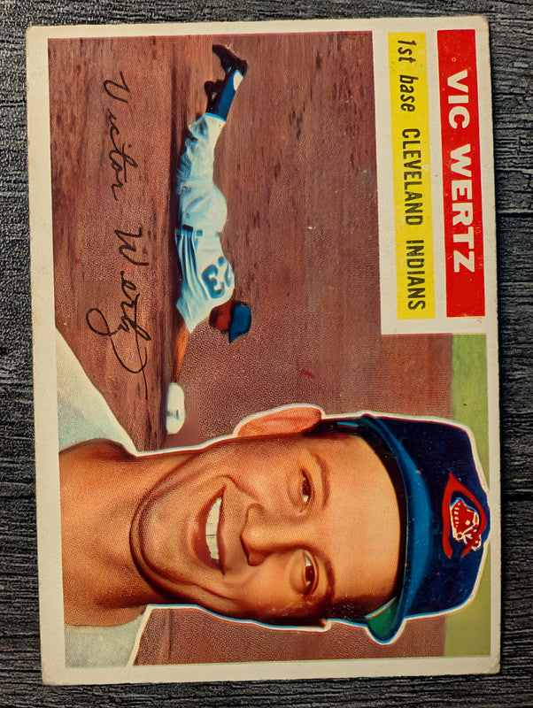 1956 Topps #300 Vic Wertz Low Grade