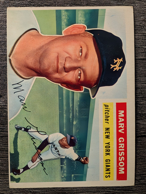 1956 Topps #301 Marv Grissom Low Grade