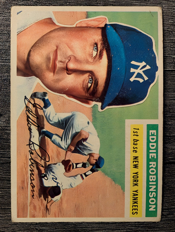 1956 Topps #302 Eddie Robinson Low Grade