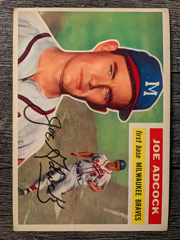 1956 Topps #320 Joe Adcock Low Grade