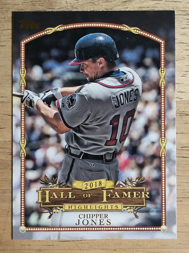 2018 Topps Update Hall of Famer Highlights #HFH6 Chipper Jones