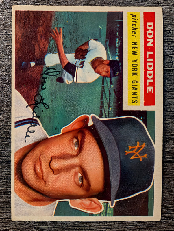 1956 Topps #325 Don Liddle Mid Grade