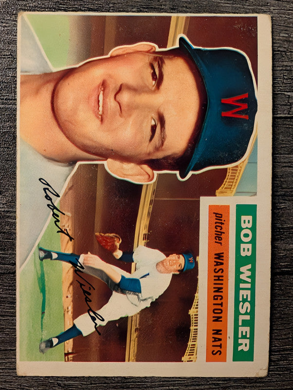 1956 Topps #327 Bob Wiesler RC Low Grade