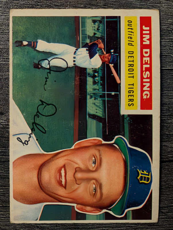 1956 Topps #338 Jim Delsing Low Grade
