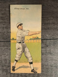 1911 Mecca Double Folders T201 #24 Johnny Kling/Leonard Cole LOW GRADE