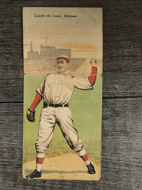 1911 Mecca Double Folders T201 #33 Johnny Lush/Arnold Hauser LOW GRADE