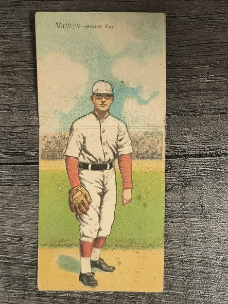 1911 Mecca Double Folders T201 #34 Al Mattern/Peaches Graham LOW GRADE