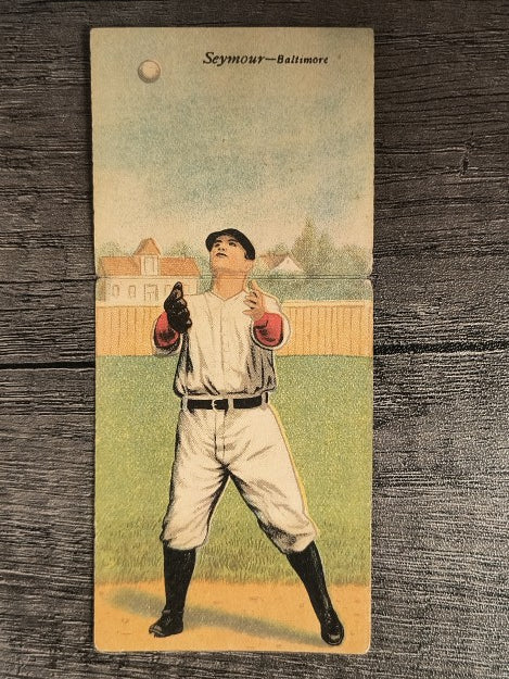 1911 Mecca Double Folders T201 #41 Cy Seymour/Jimmy Dygert LOW GRADE