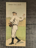 1911 Mecca Double Folders T201 #43 Ed Summers/Hugh Jennings LOW GRADE