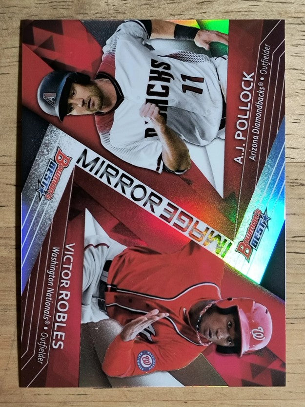 2017 Bowman's Best Mirror Image #MI6 A.J. Pollock/Victor Robles